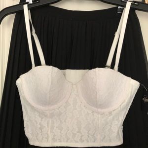 *New* Hollister lace boustier